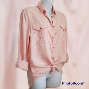 AE Pink Button Down